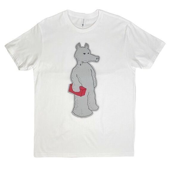 Quasimoto Classic Grey Rappcats T-Shirt The Unseen Bad Character 2022 Jeff Jank - Picture 1 of 5